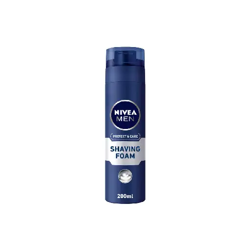 NIVEA MEN Shaving Foam, Protect & Care Aloe Vera, 200ml