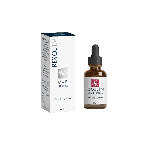 Rexol tm vitamin c and e serum for glowing skin 30 ml