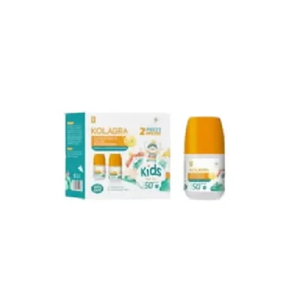 kolagra sunscreen roll-on for kids promo pack (1+1)