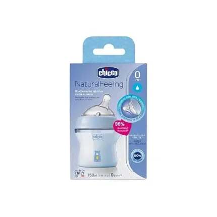 CHICCO 53626 NATURAL FEELING blue+0m 150 ml