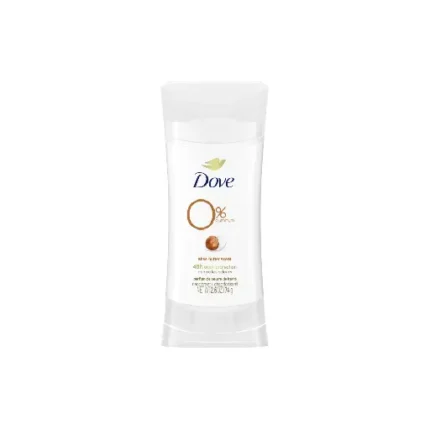 Dove 0% Aluminum Deodorant Stick Shea Butter, 2.6 OZ