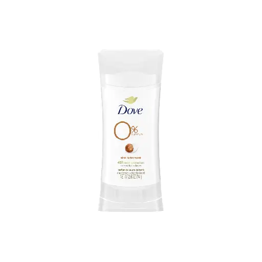 Dove 0% Aluminum Deodorant Stick Shea Butter, 2.6 OZ