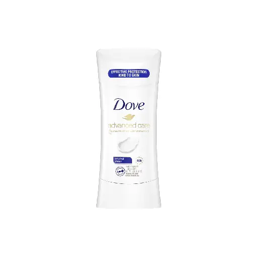 Dove Advanced Care Antiperspirant Deodorant Stick for Women, Original Clean, for 48 Hour Protection And Soft And Comfortable Underarms, 2.6 oz