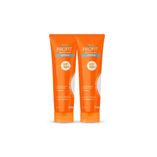 Profit Sunscreen Lotion SPF50+ 50ml (1+1) offer