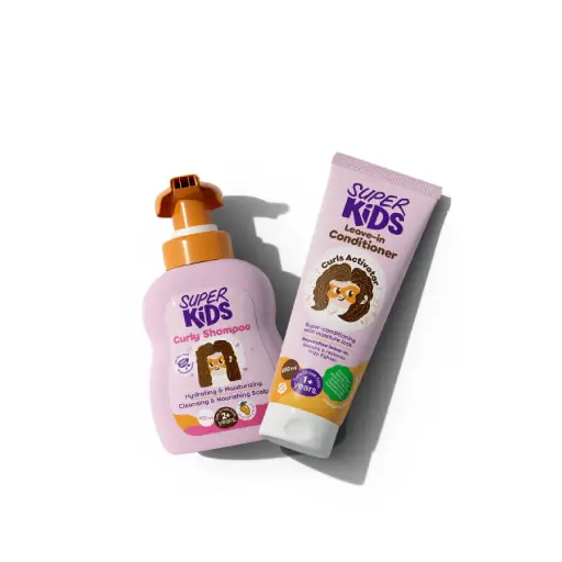 Super Kids Curly Hair Collection(shampoo-leave-in)