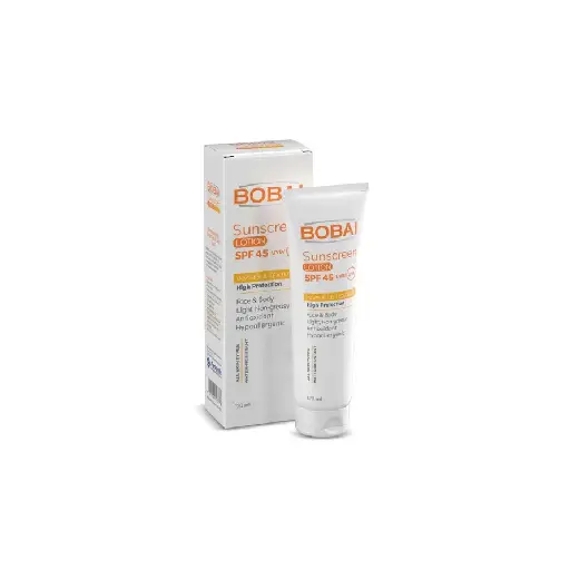 bobai lotion sun screen spf45 - 120ml 1+1