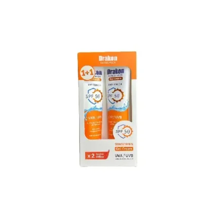 Drakon Sunscreen Gel Cream 60g (1+1) Offer