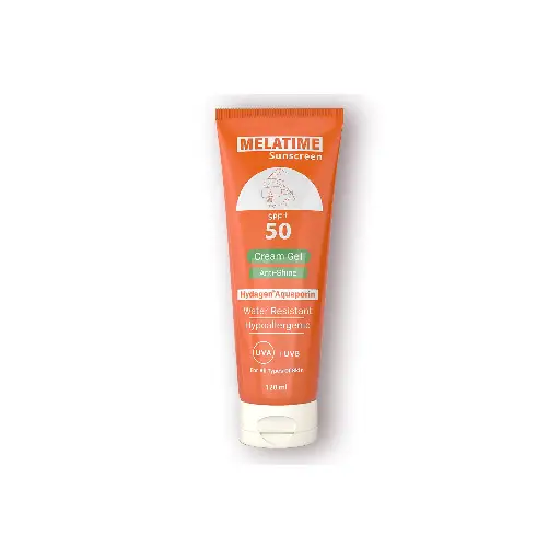 MELATIME SUNSCREEN GEL cream SPF +50 120 GM offer