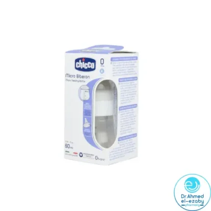 CHICCO Micro Biberon Micro Feeding Bottle 0m+ 60ml - Image 3