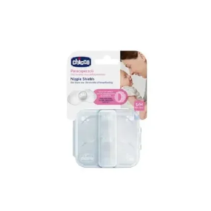 CHICCO NIPPLE SHIELDS SILICONE S-M 2PCS