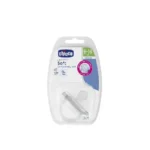 CHICCO SOOTHER PHYSIO FORMA SOFT WHITE SIL (6-16M)