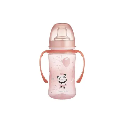 Canpol babies Easy Start Silicon Training Cup 240ml color pink