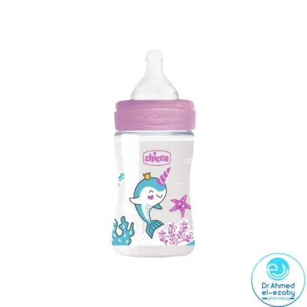 Chicco Baby Well Being Feeding Bottle For Girls Pink +0m - 150ML - Image 2