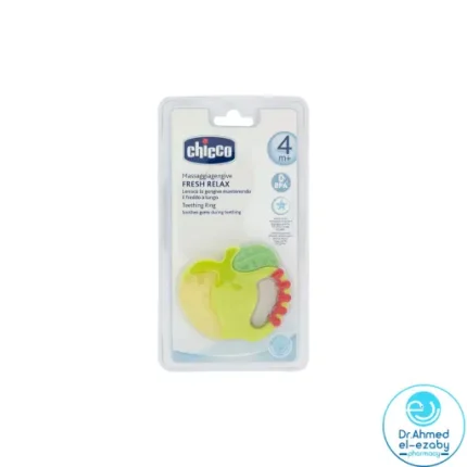 Chicco Fresh Relax Teething Ring 4M+ (strawberry or apple) - Image 5