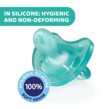 Chicco Physio Soft Silicone Soother Blue-Green 6-16m - Image 3