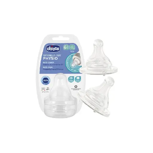 Chicco Physio Teat (6m+, Food) (2 Pcs)