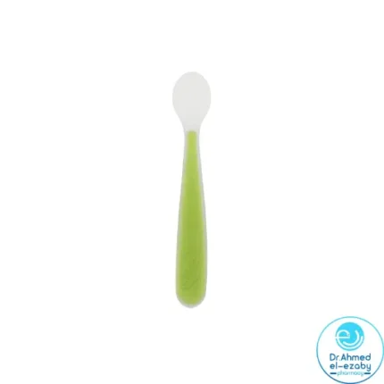 Chicco Soft Silicone Spoon 6M+ Green - Image 3