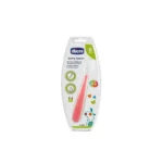 Chicco Softly Silicone Spoon 6M+, Red color