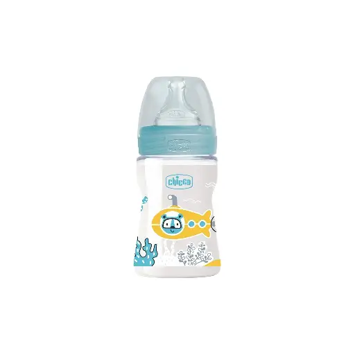 Chicco Well Being Slow Flow Feeding Bottle +0 Months 150ml