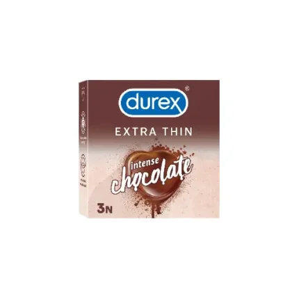 Durex Extra Thin Intense Chocolate Flavoured Condom – 3N