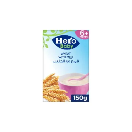 HERO BABY WHEAT CEREAL WITH MILK 150ML