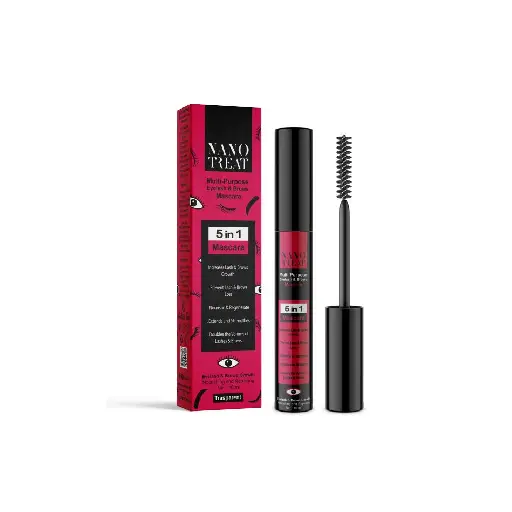 NANO TREAT EYELASH & BROWS MASCARA 5 IN 1 10ML