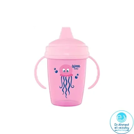 Wee Baby Non-Spill Training Cup -Pink ,Blue - Image 3