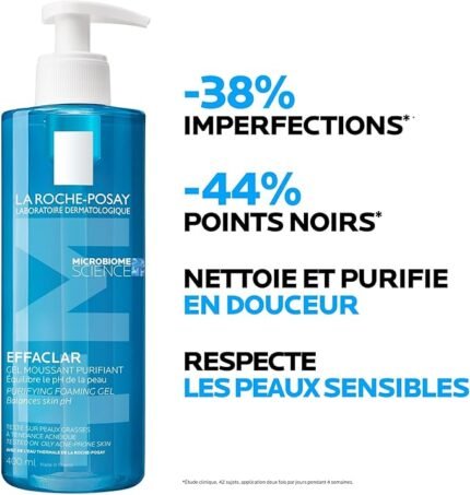 La Roche Posay Effaclar Purifying Foaming Gel 400 ML - Image 2