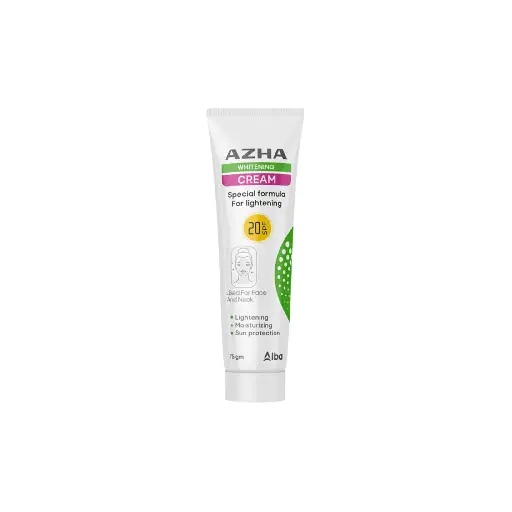 AZHA WHITENING CREAM FACE AND NECK 20SPF 75GM