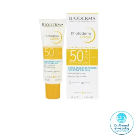 Bioderma Photoderm Cream SPF50+ Face sunscreen for sensitive skin 40ML - Image 1