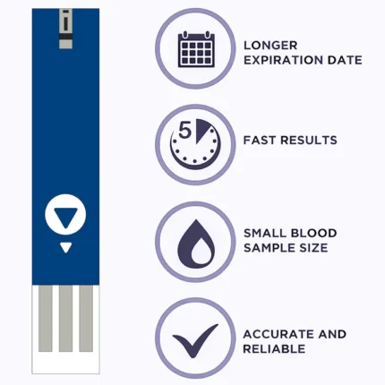 Element Blood Glucose Test Strips, 50 Srtips - Image 2
