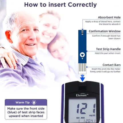 Element Blood Glucose Test Strips, 50 Srtips - Image 4