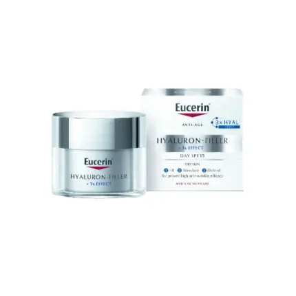 Eucerin Hyaluron-Filler Day Cream SPF15 for Dry Skin, 50ml