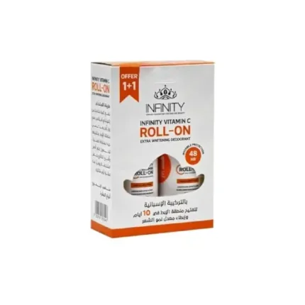 Infinity Vitamin C Roll-On Extra Whitening Deodorant offer(1+1)