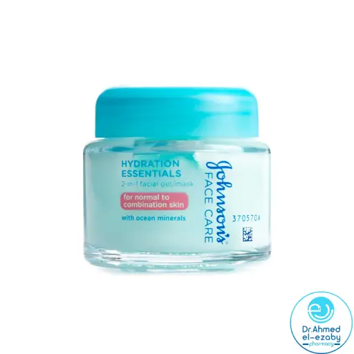 Johnson's Hydration Essentials 2 in 1 Facial GEL Mask 50ml