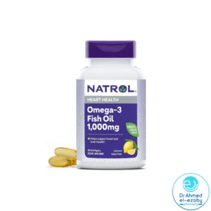 Natrol Omega-3 Purified Fish Oil 1,000mg, 90 Softgels