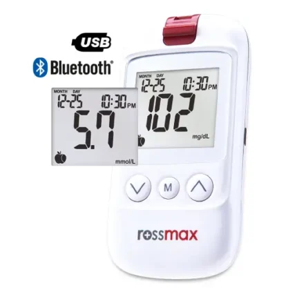 ROSSMAX BLOOD GLUCOSE MONITORING HS200 GOLD - Image 3