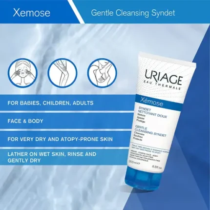 Uriage Xemose Gentle Cleansing Syndet 200ml - Image 2