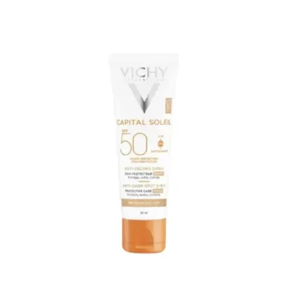 Vichy Capital Soleil Anti-Dark Spot 3in1 Tinted SPF50+, 50ml - Image 2