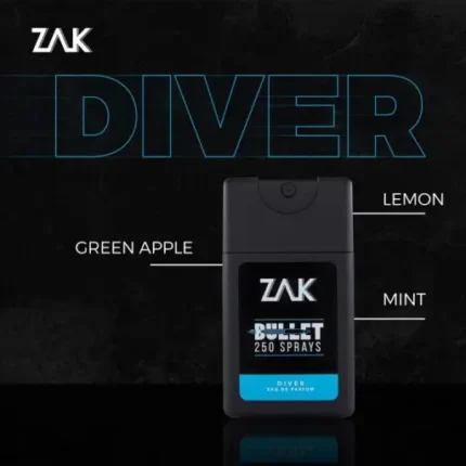 Zak Diver Bullet Eau De Perfume Spray 25ml - Image 2