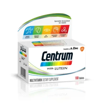 Centrum Multivitamins A to Zinc With Lutein 100 Tablets