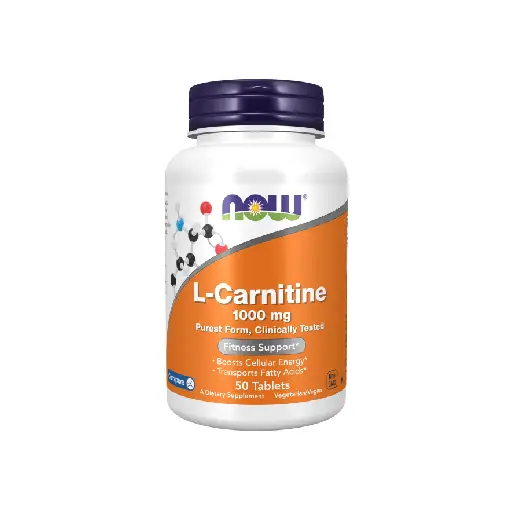 NOW L-Carnitine 1000 mg Purest Form Fitness Support