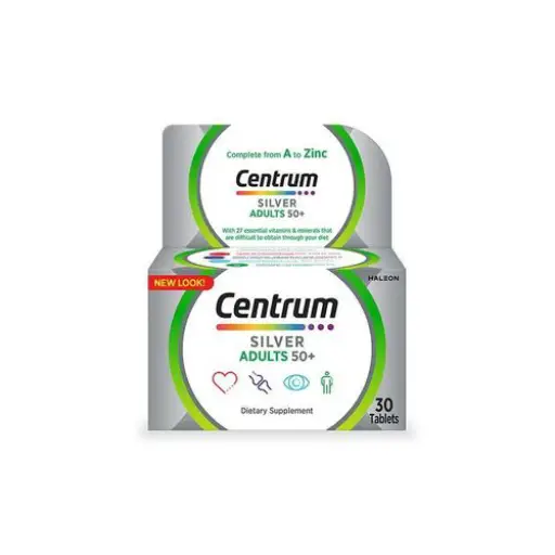 Centrum Multivitamins Silver With Lutein A to Zinc 30 Tablets