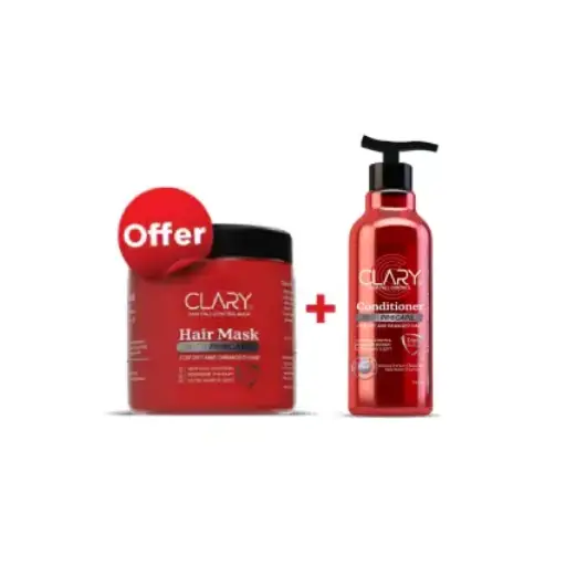 Clary Conditioner 300ml & Hair Mask Jar 300ml Offer