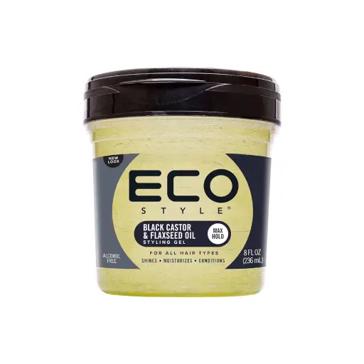 Eco Styler Black Castor Oil Gel- 8Oz