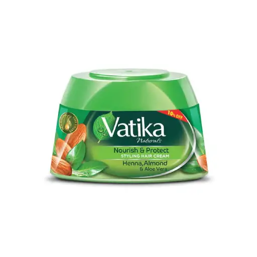 Vatika Hair Cream Nourish and Protect Henna and Almond - 125ml