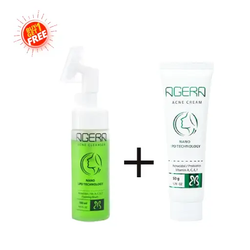 Agera Acne Cleanser 150ml+Agera Acne Cream 50g (offer)