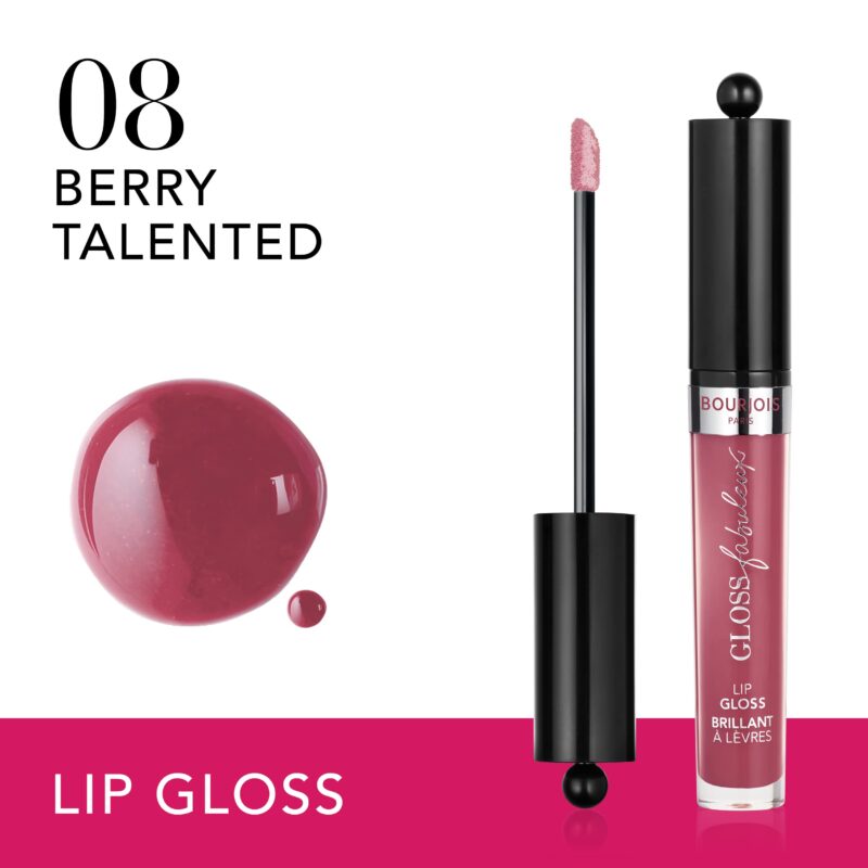 ⁦Bourjois Lip Gloss Fabuleux - 08⁩ - الصورة ⁦3⁩