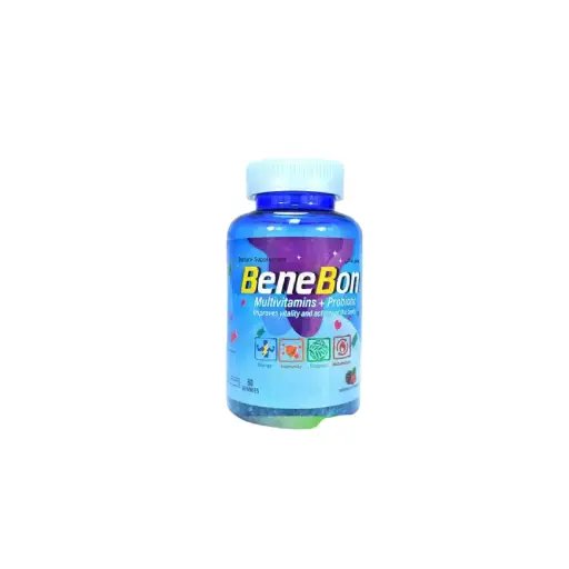 BENE BON MULTIVITAMINS & PROBIOTIC 60 GUMMIES