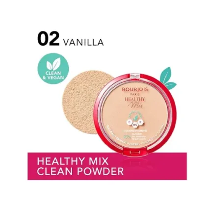 Bourjois Healthy Mix Clean Powder - 02 - Vanilla, 10g - Image 3